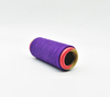 NE 16S Purple colors recycled cotton yarn for knitting socks 