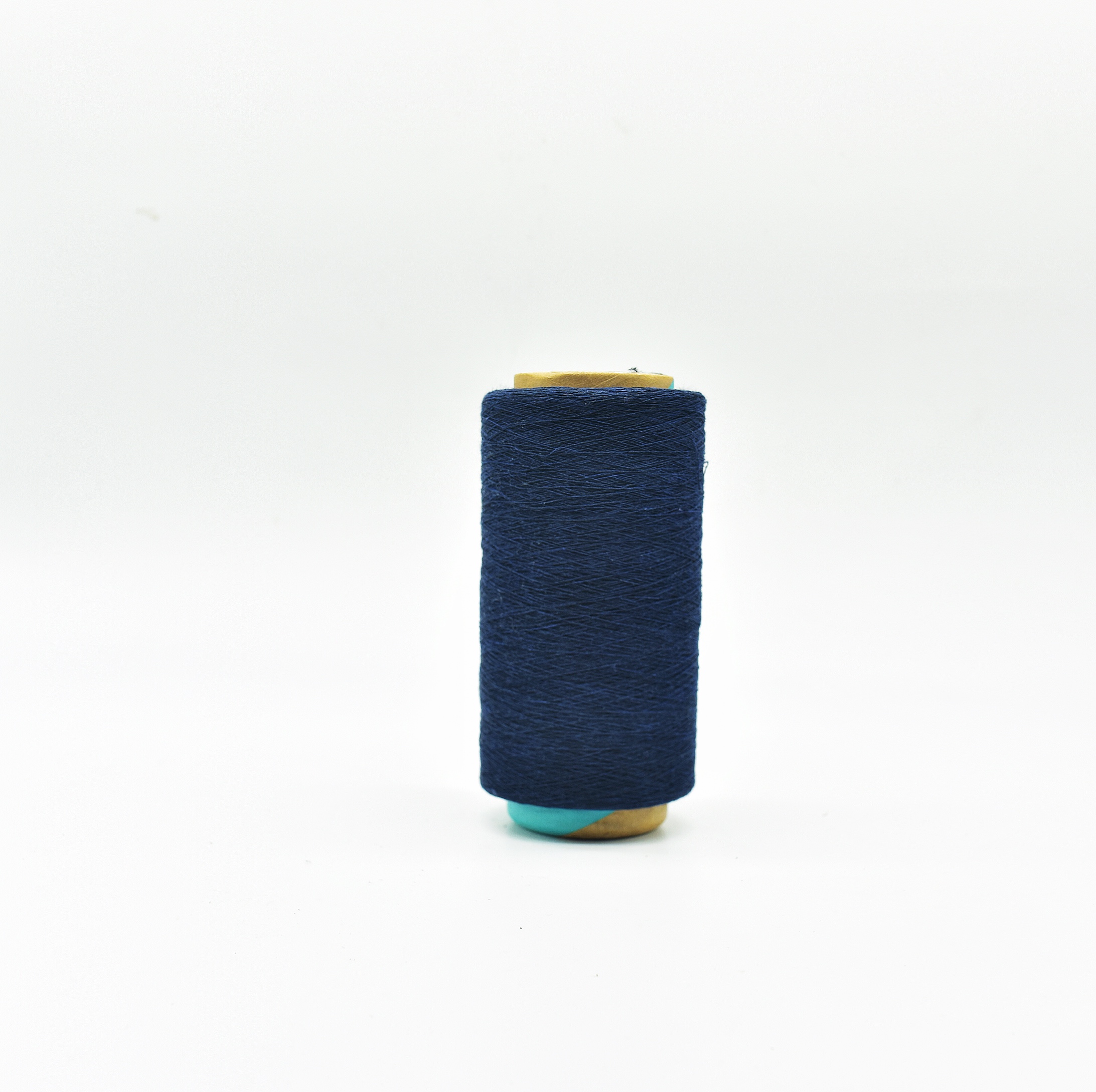 NE 12S Navy blue recycled cotton yarn for knitting socks 