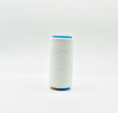 NE 21S Optical white recycled cotton polyester yarn for circular knitting 